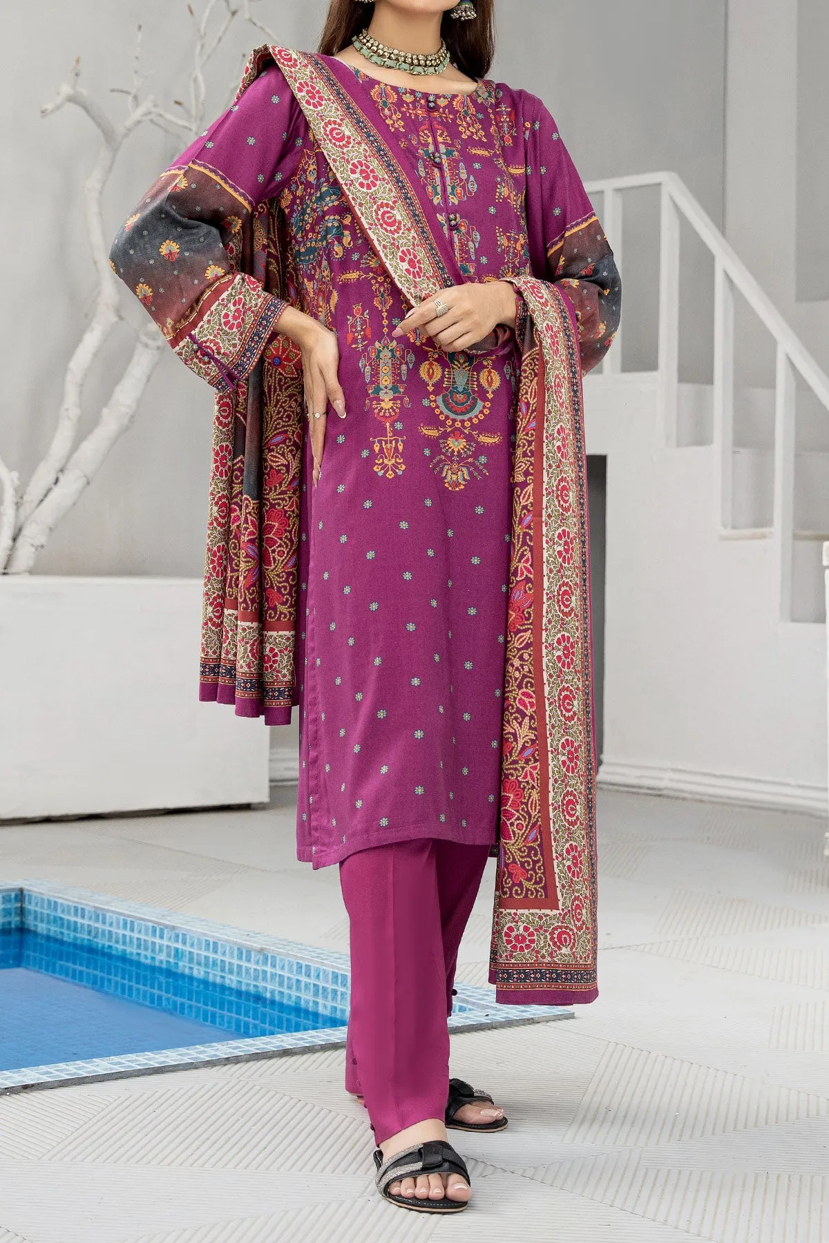 3 PIECE DIGITAL PRINT LINEN  | DPL-154