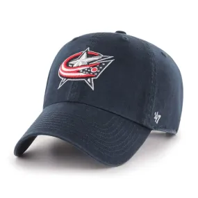 47 Brand NHL Clean Up Adjustable Hat - Columbus Blue Jackets