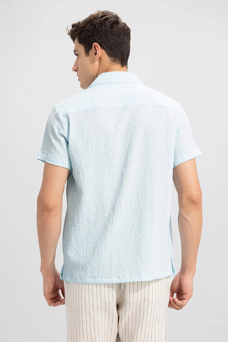 Absolute Seer Sucker Sky Blue Shirt