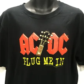 AC/DC  Plug Me In Black T Shirt