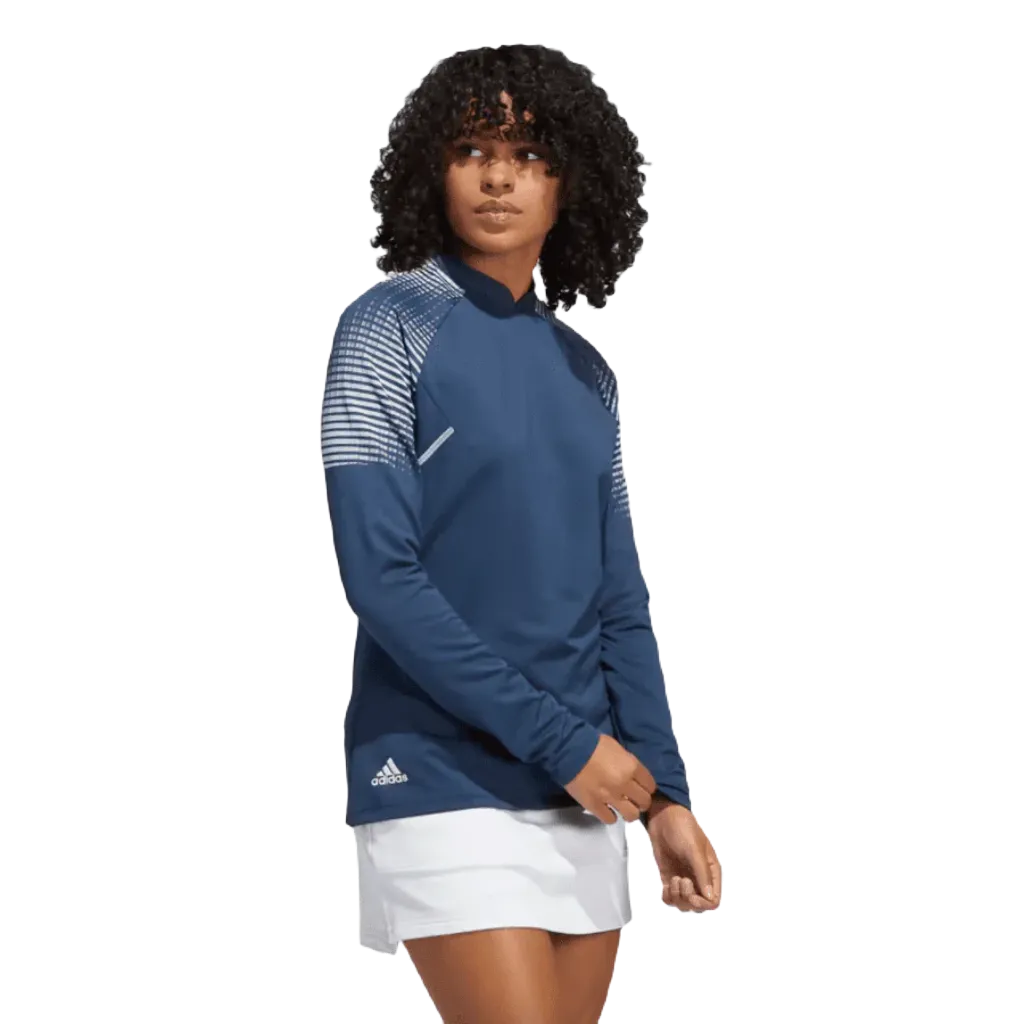 Adidas Ladies COLD.RDY Long-Sleeve Top - Navy