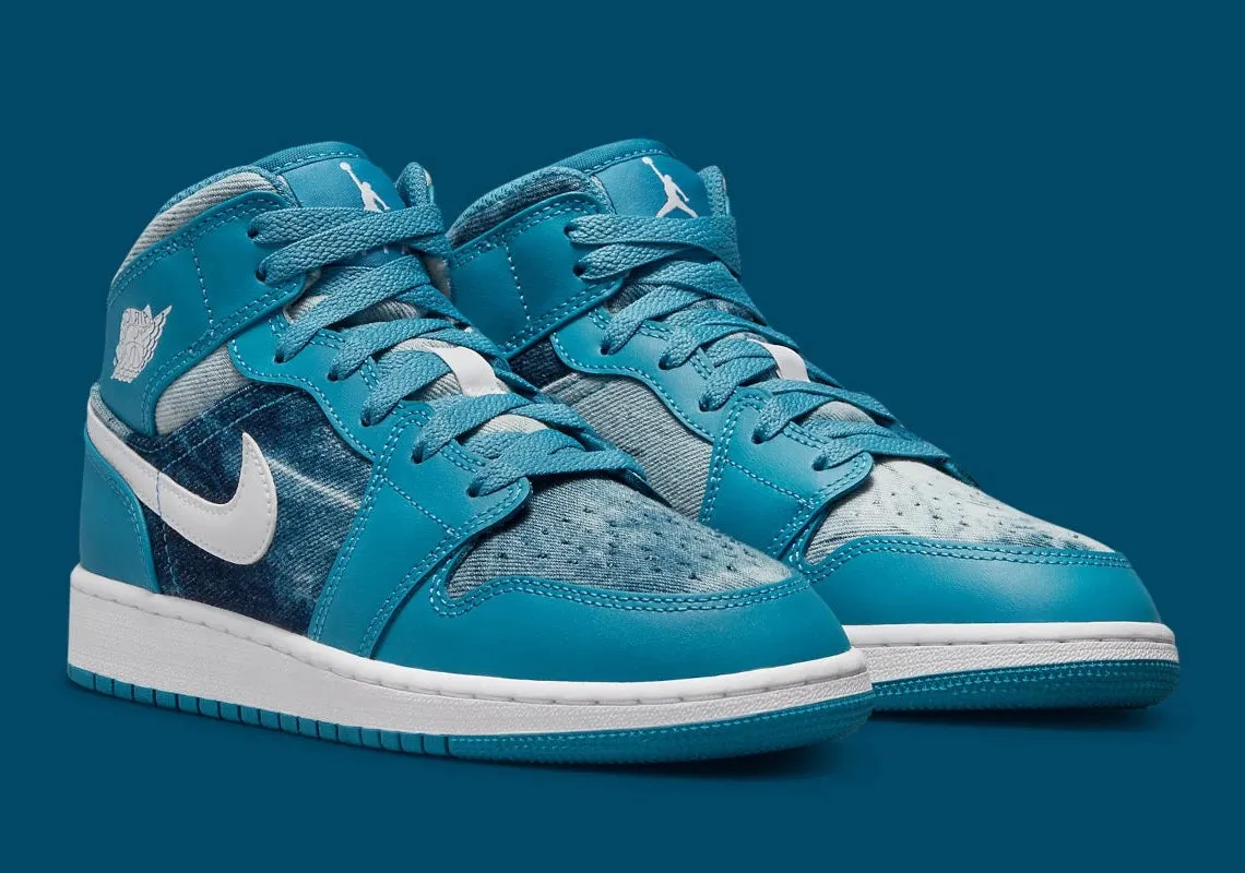 Air Jordan 1 Mid Washed Denim