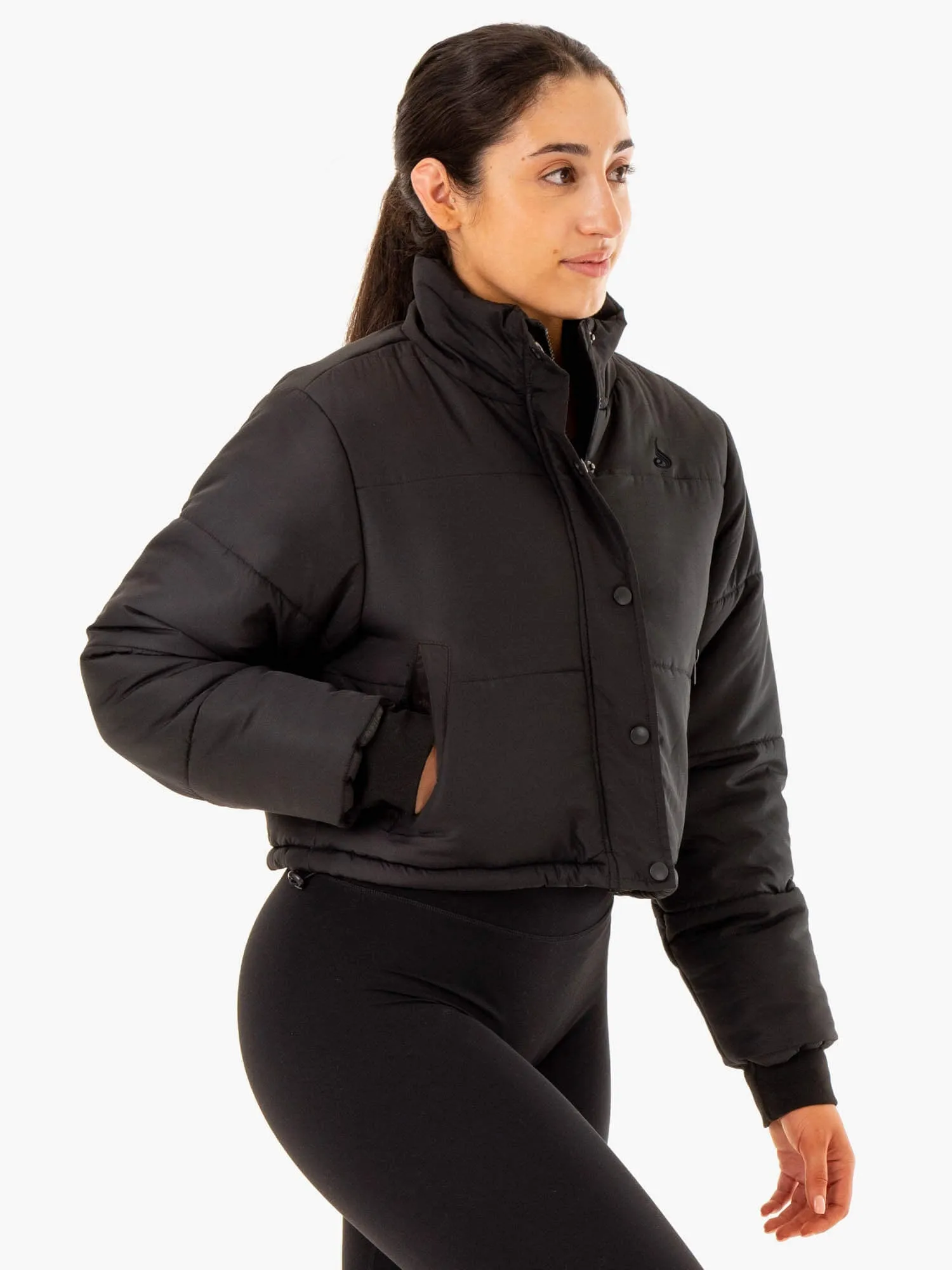 Apex Puffer Jacket - Black