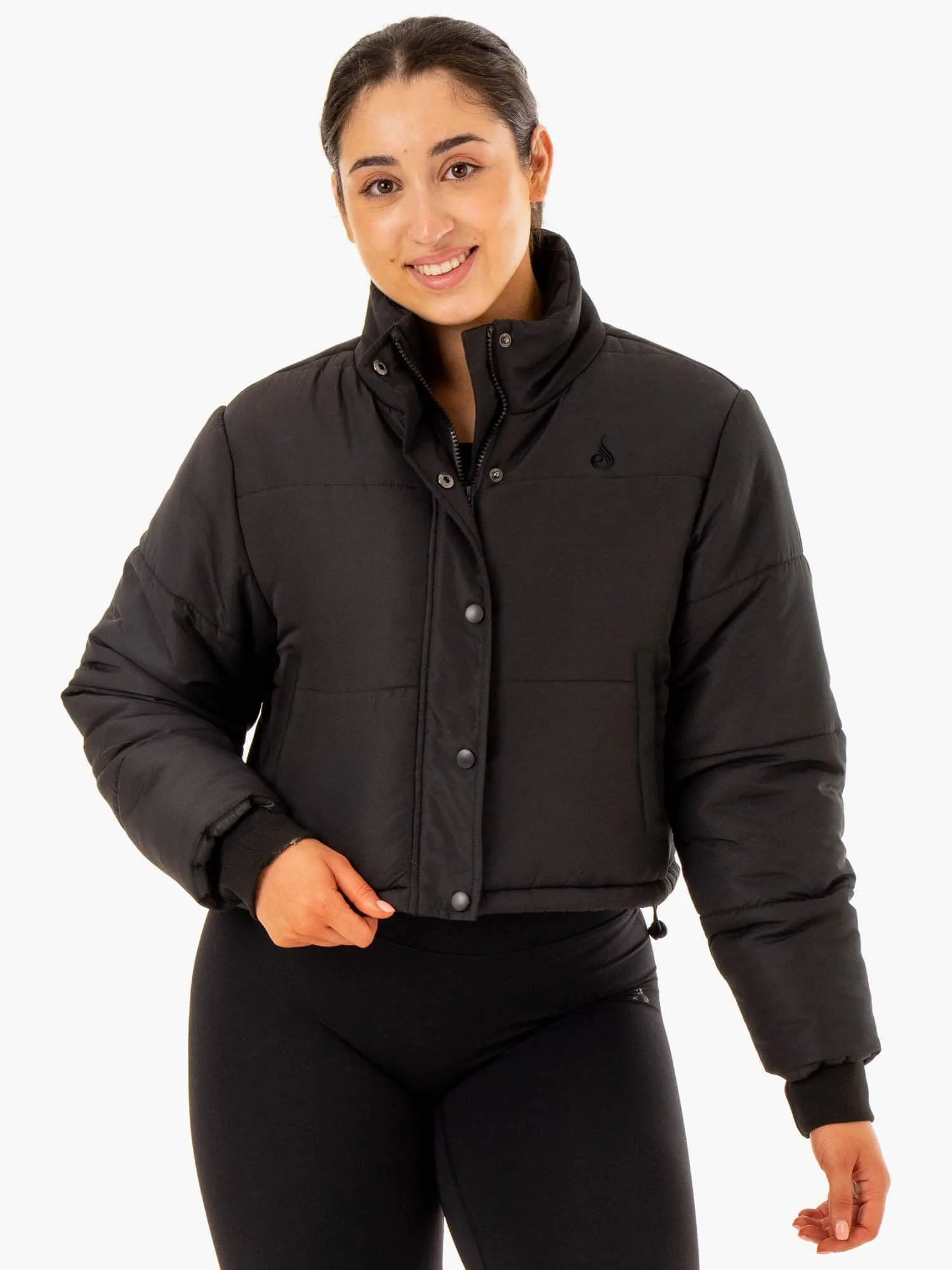 Apex Puffer Jacket - Black