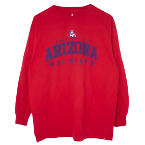 Arizona Wildcats Football Printed Longsleeve Red (XL)