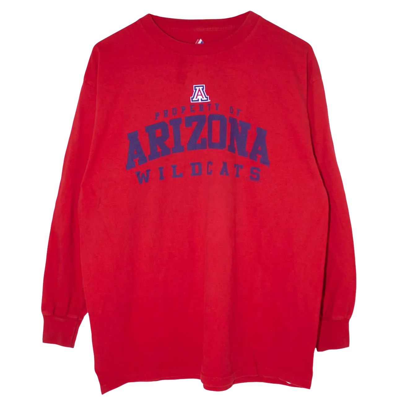 Arizona Wildcats Football Printed Longsleeve Red (XL)