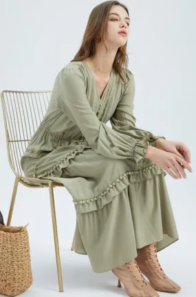 Astrid Maxi Dress - Sage Green