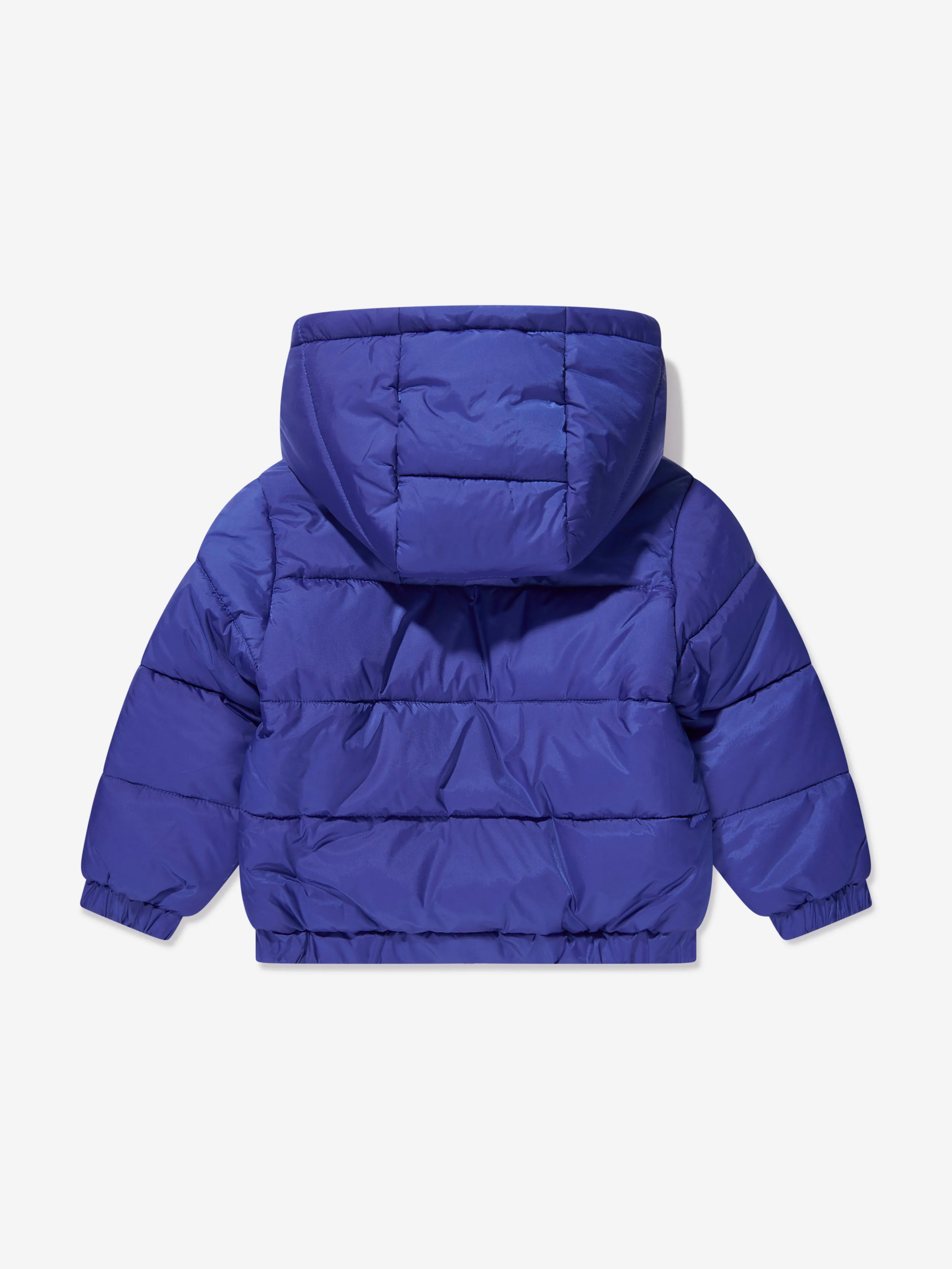 Baby Boys Bookish Diag Puffer Jacket in Blue