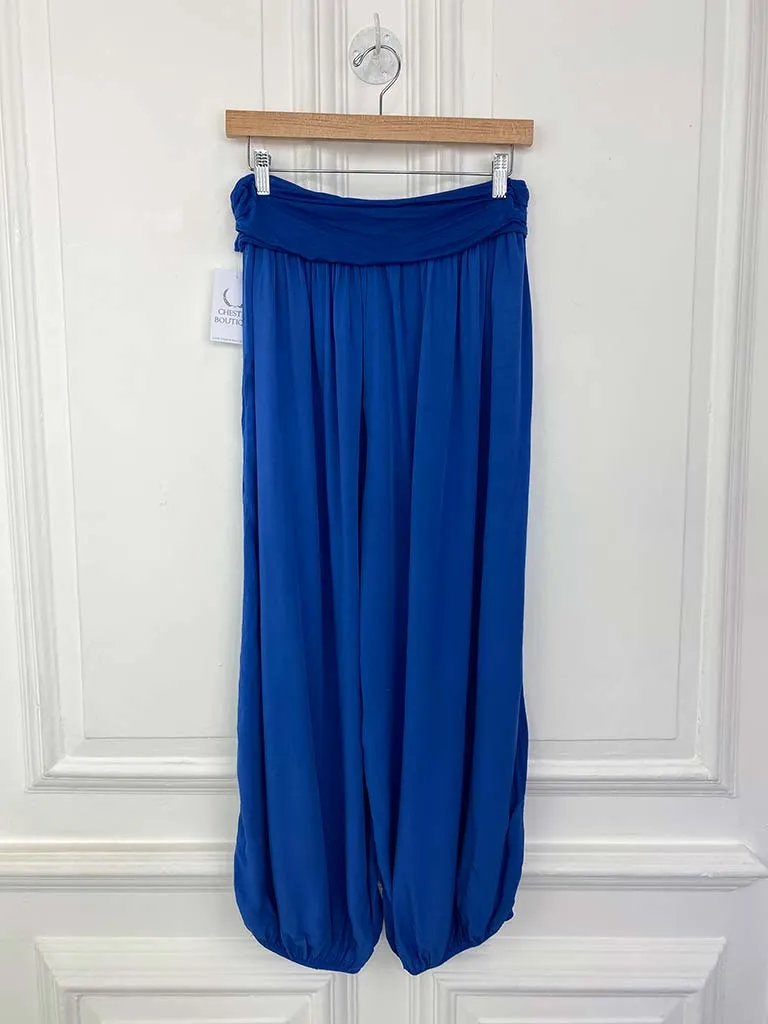 Balloon Trousers - Royal Blue