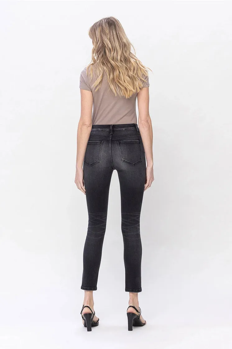 Bay City High Rise Black Skinny Denim