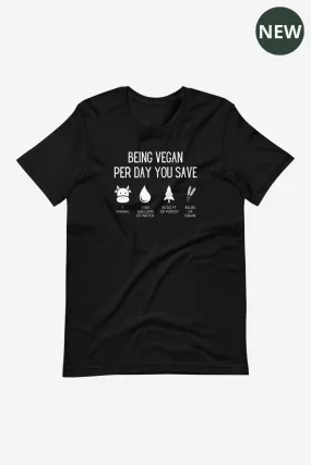 Being Vegan You Save Unisex t-shirt