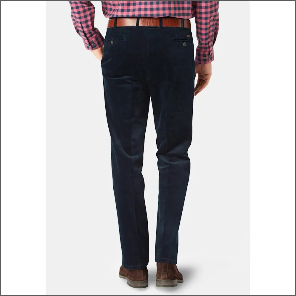 Brook Taverner Ellroy Navy Cord Trouser<><>