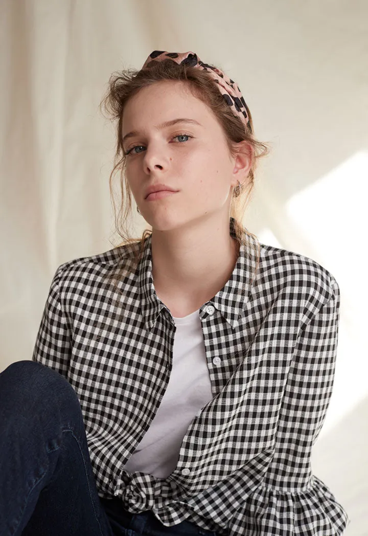 Button Up Checkered Shirt