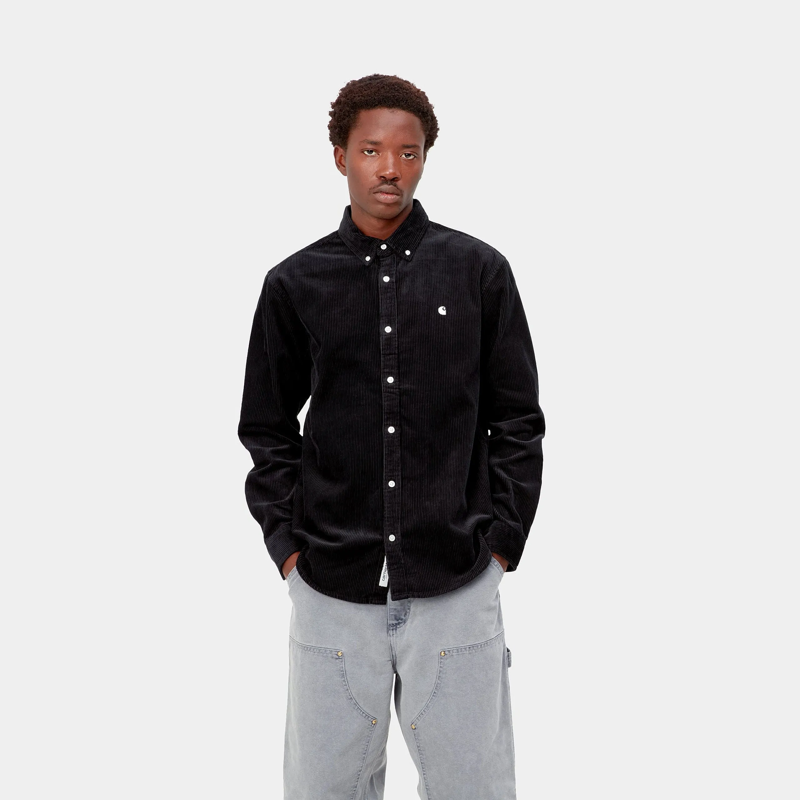 Carhartt L/S Madison Cord Shirt Black/Wax