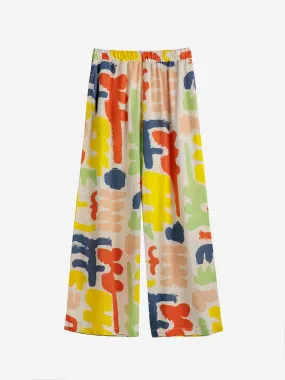 Carnival Print Flared Long Pant