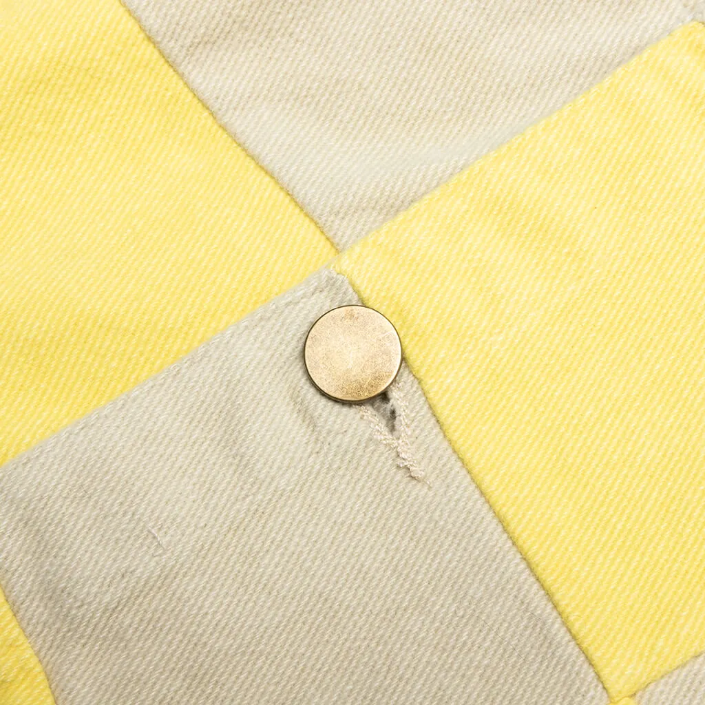 Checkered Top - Yellow