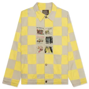 Checkered Top - Yellow