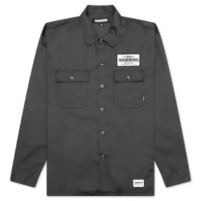 Classic Work Shirt L/S - Charcoal