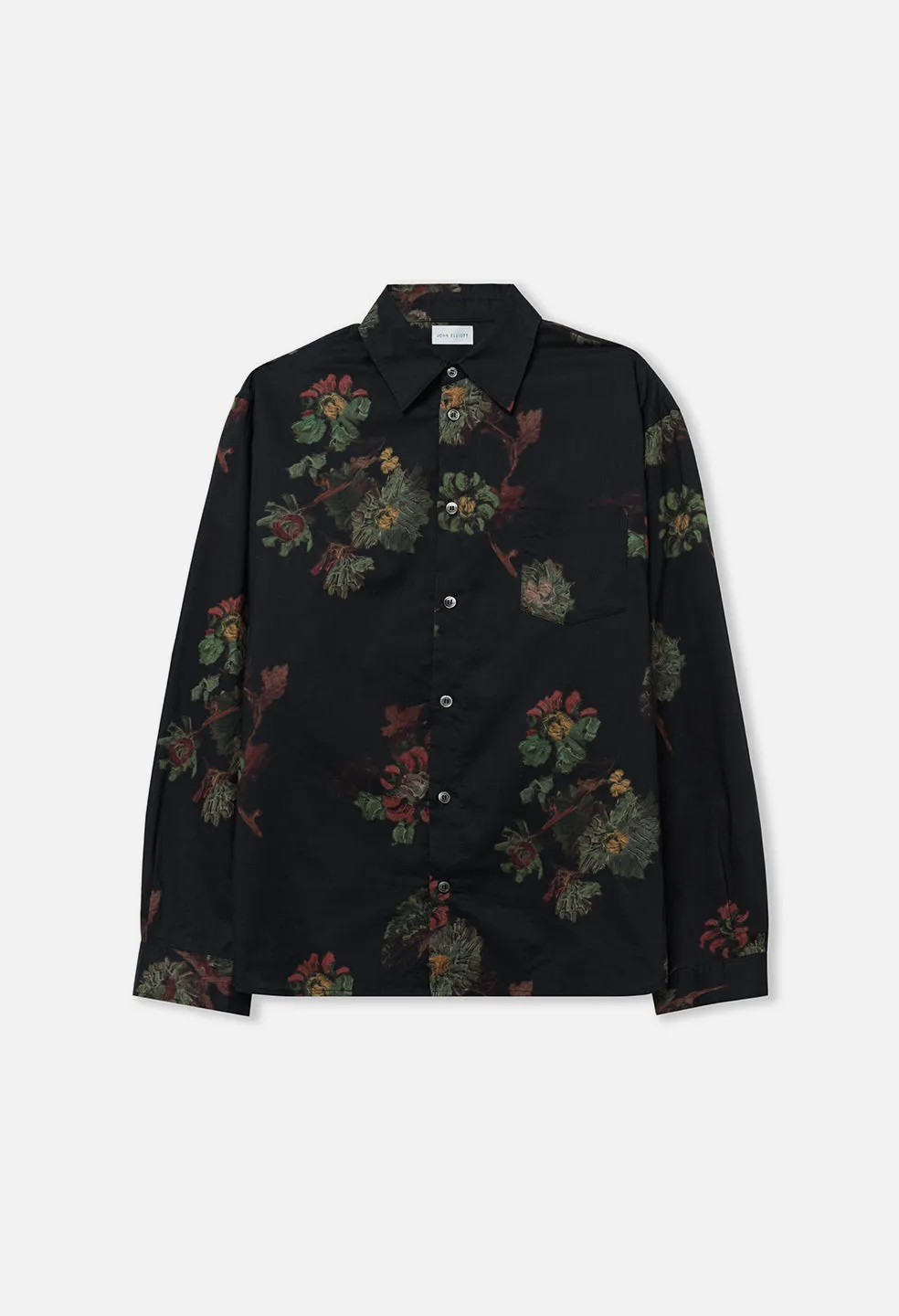 Cloak Button Up / Forest Floral