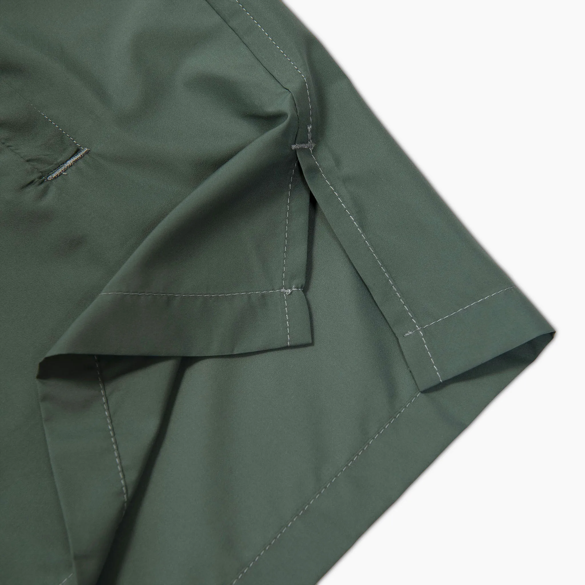 Donato outer jacket / shirt in recycled polyester (valley green)