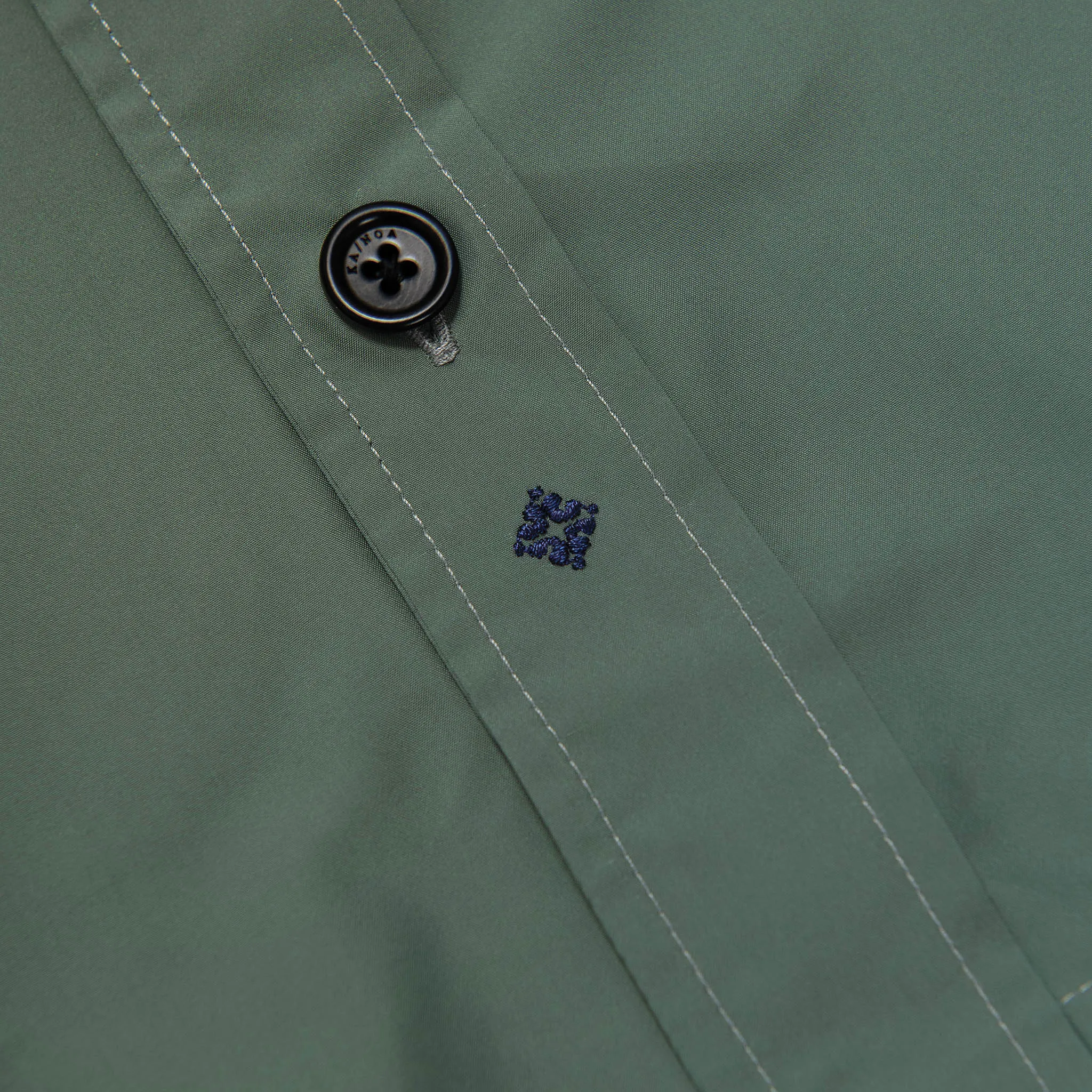 Donato outer jacket / shirt in recycled polyester (valley green)