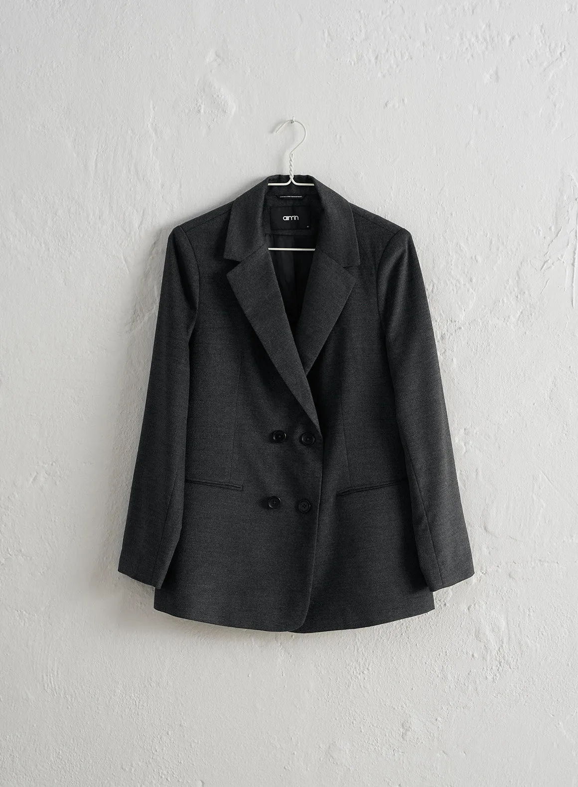 Double Breasted Wool Blazer