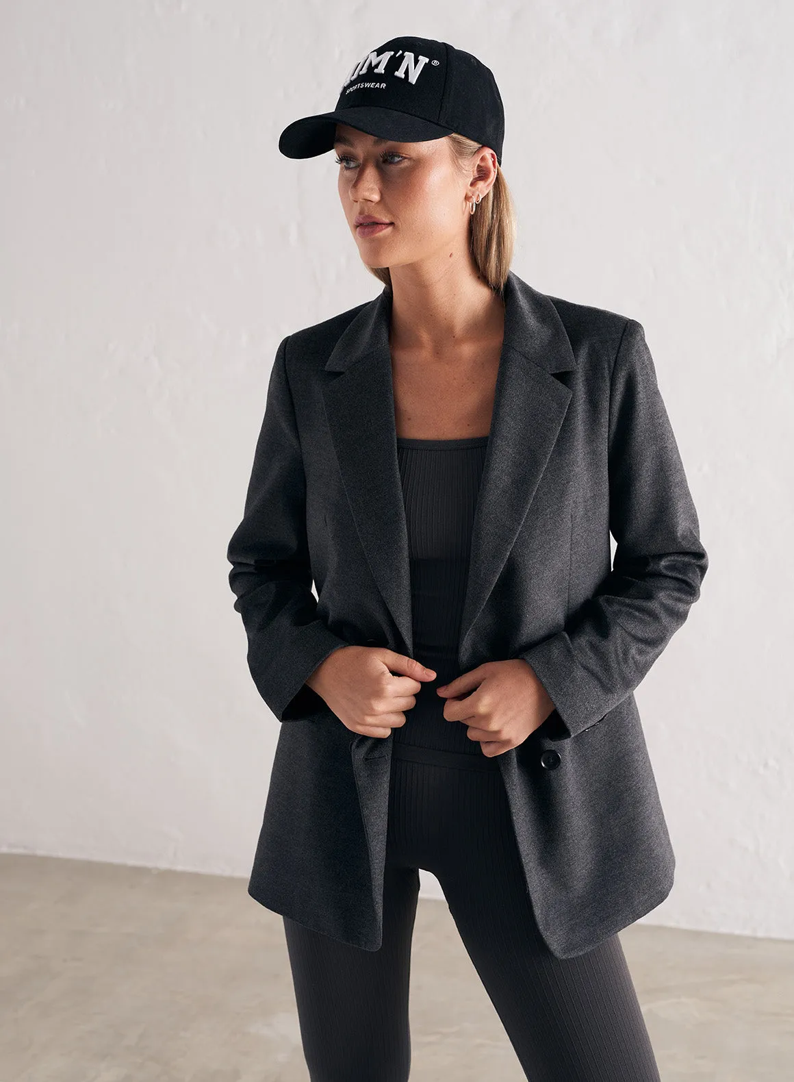 Double Breasted Wool Blazer