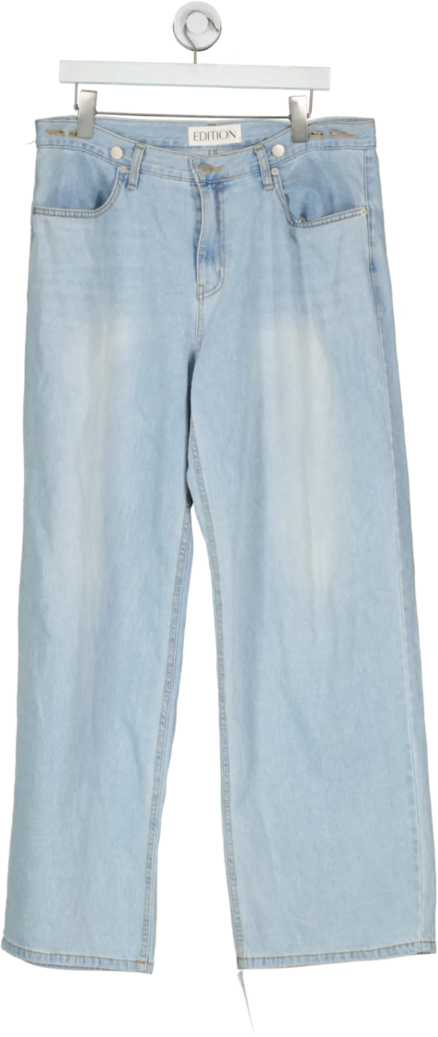 Edition Blue ??? Adjustable Straight Leg Cotton Jeans UK M/L