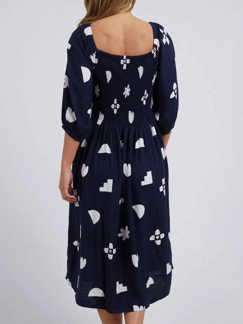 ELM ELLIPSE MIDI DRESS