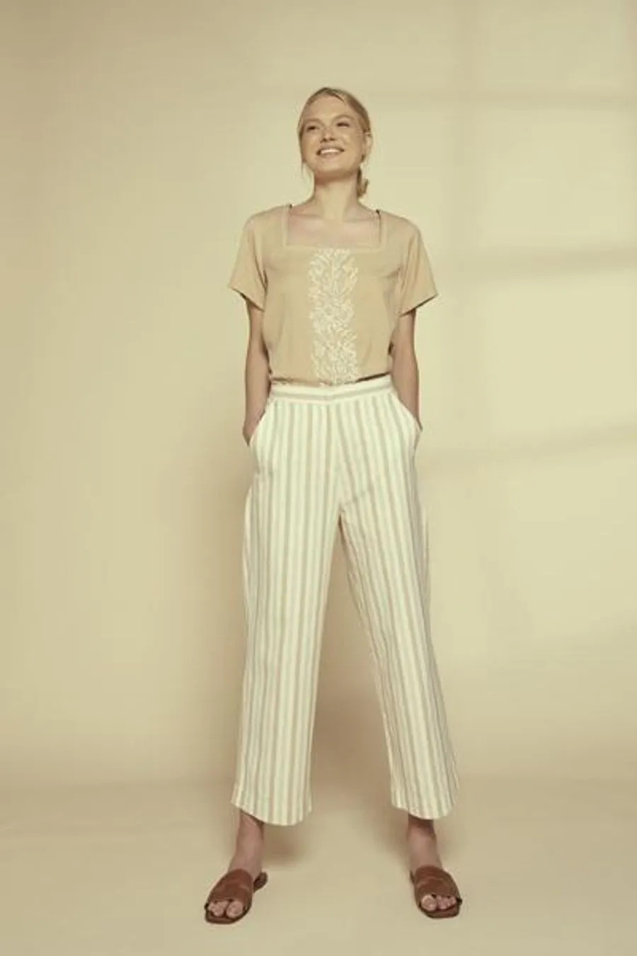 Emerson Striped Trousers