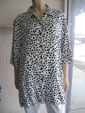 Emily Adams Rayon Spot Shirt