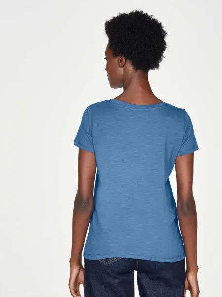 Fairtrade Organic Cotton Tee - Atlantic Blue