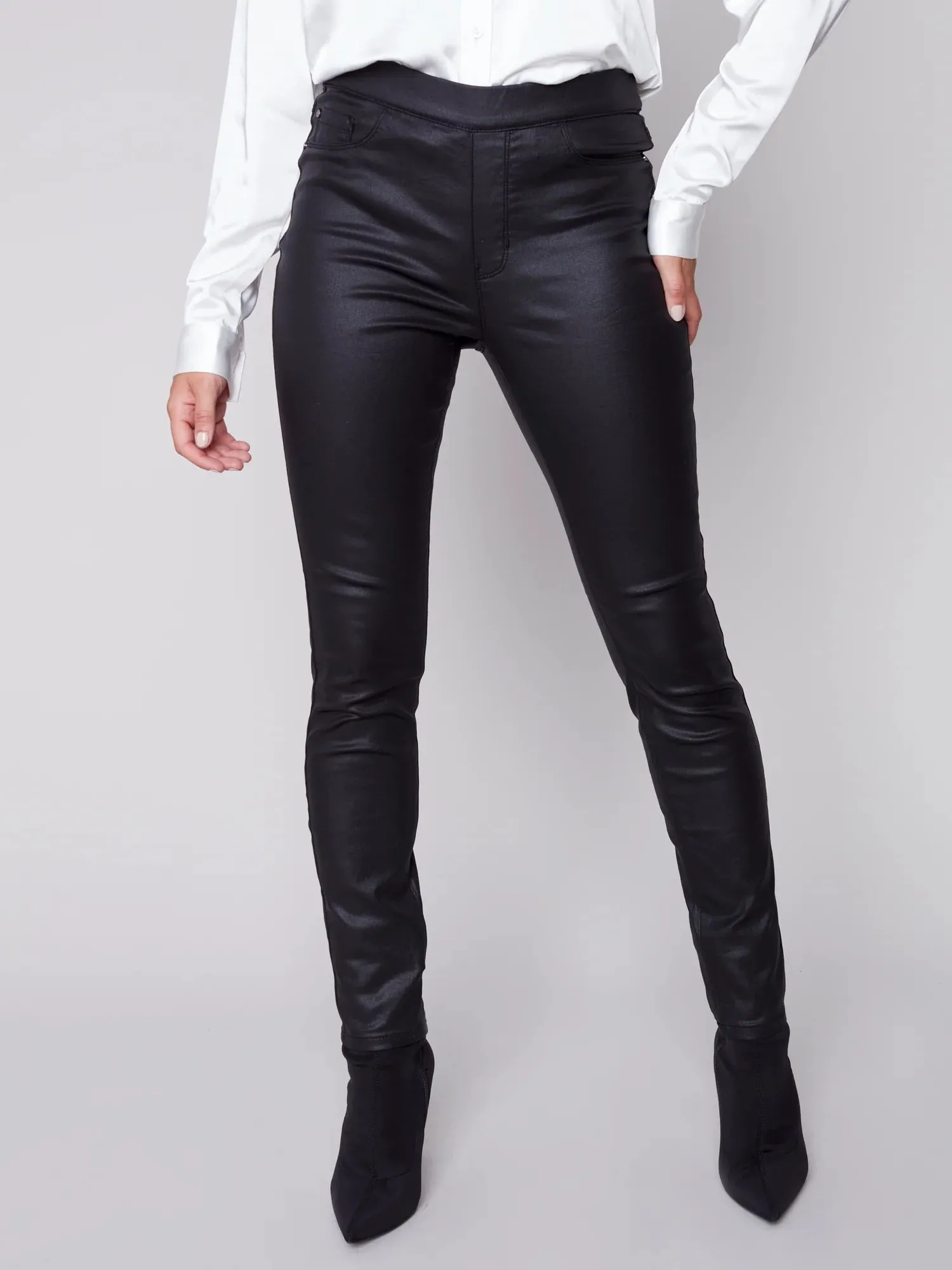 FAUX LEATHER PANT