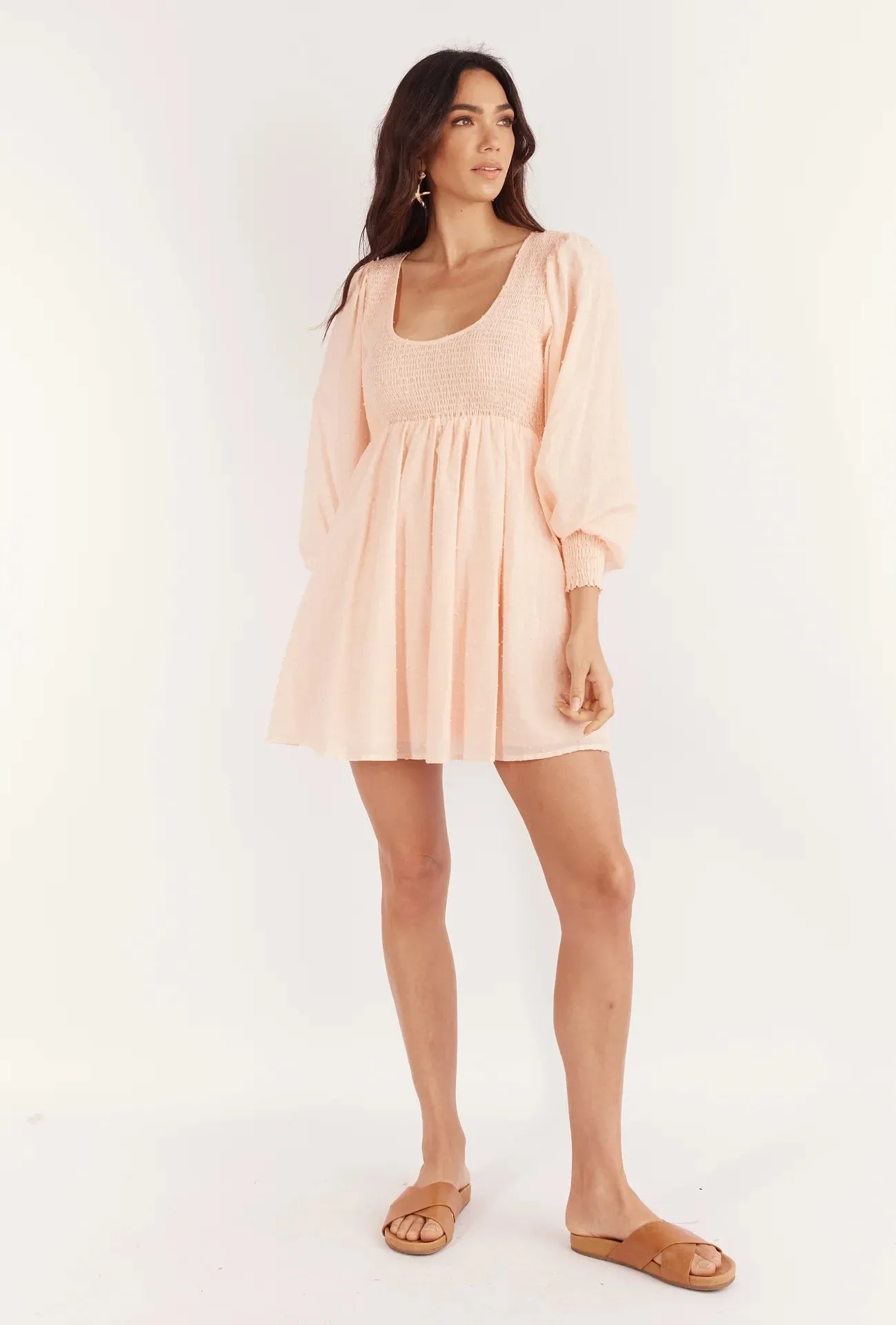 FRANCINE MINI DRESS - PINK SPOT