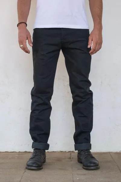 Freenote Cloth - Portola Taper Raw 14.25oz Black Grey Japanese Denim