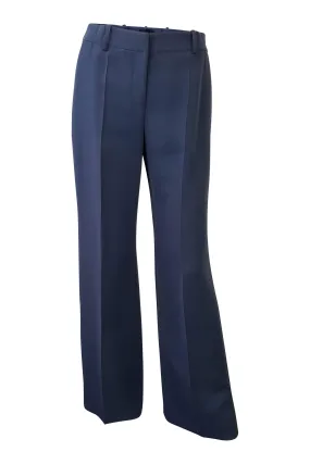 GIORGIO ARMANI Tailored Blue Grey Straight Leg Trousers (40)