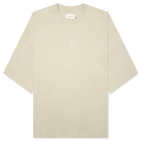 H Stamp Box Tee - Bone