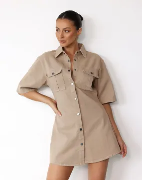 Hadid Mini Dress (Mocha)