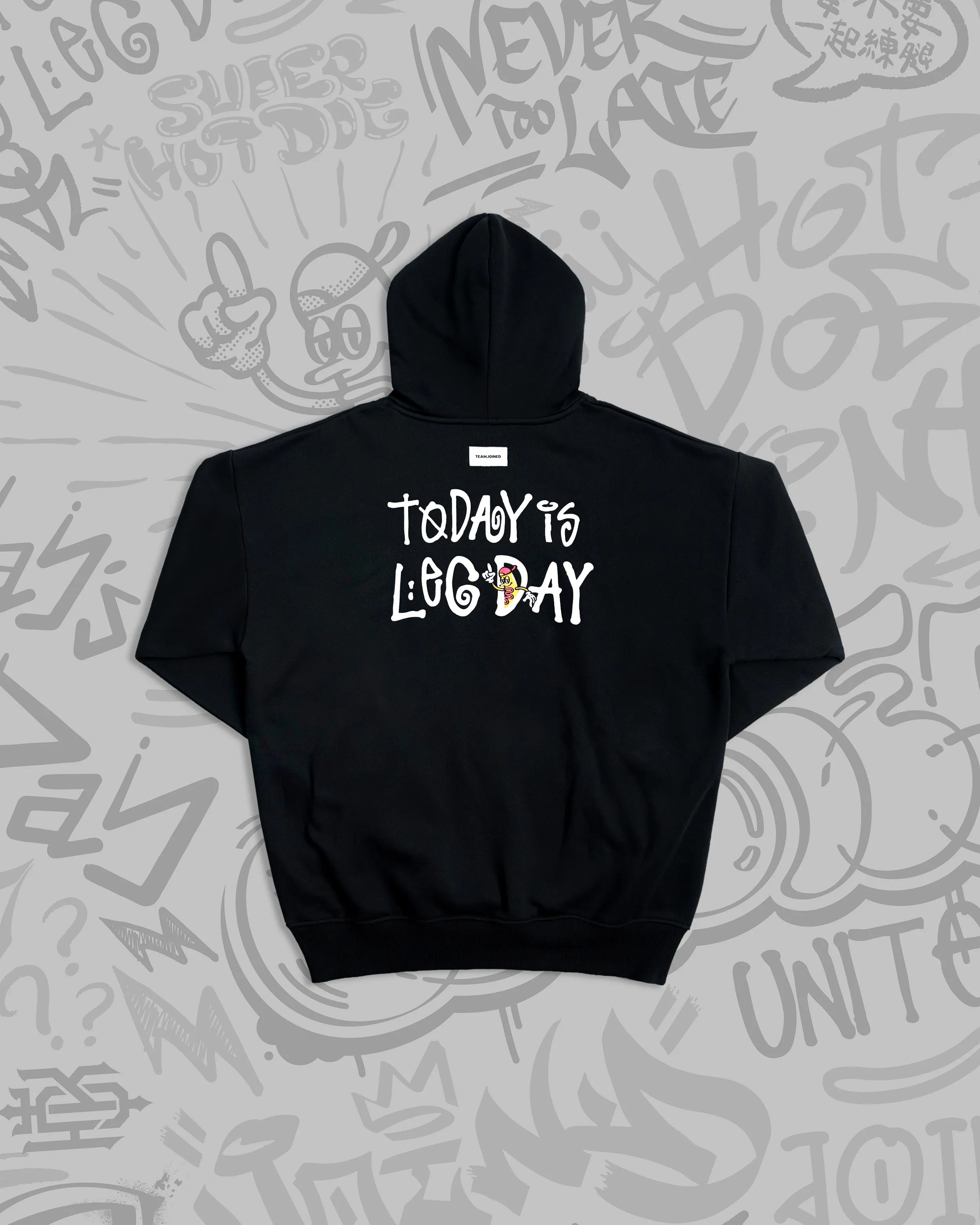 HDK "Today is Leg Day" Oversized Hoodie