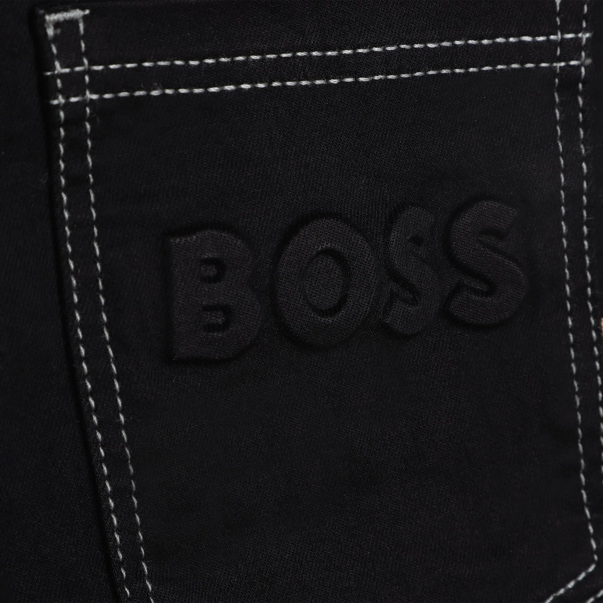 Hugo Boss  Boys Black Denim Slim Fit Jeans_J24875-Z11