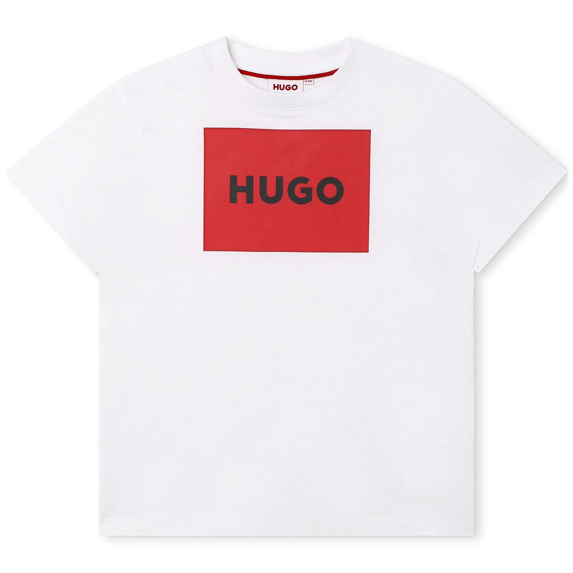 HUGO White T-Shirt w/Logo _G25132-10P