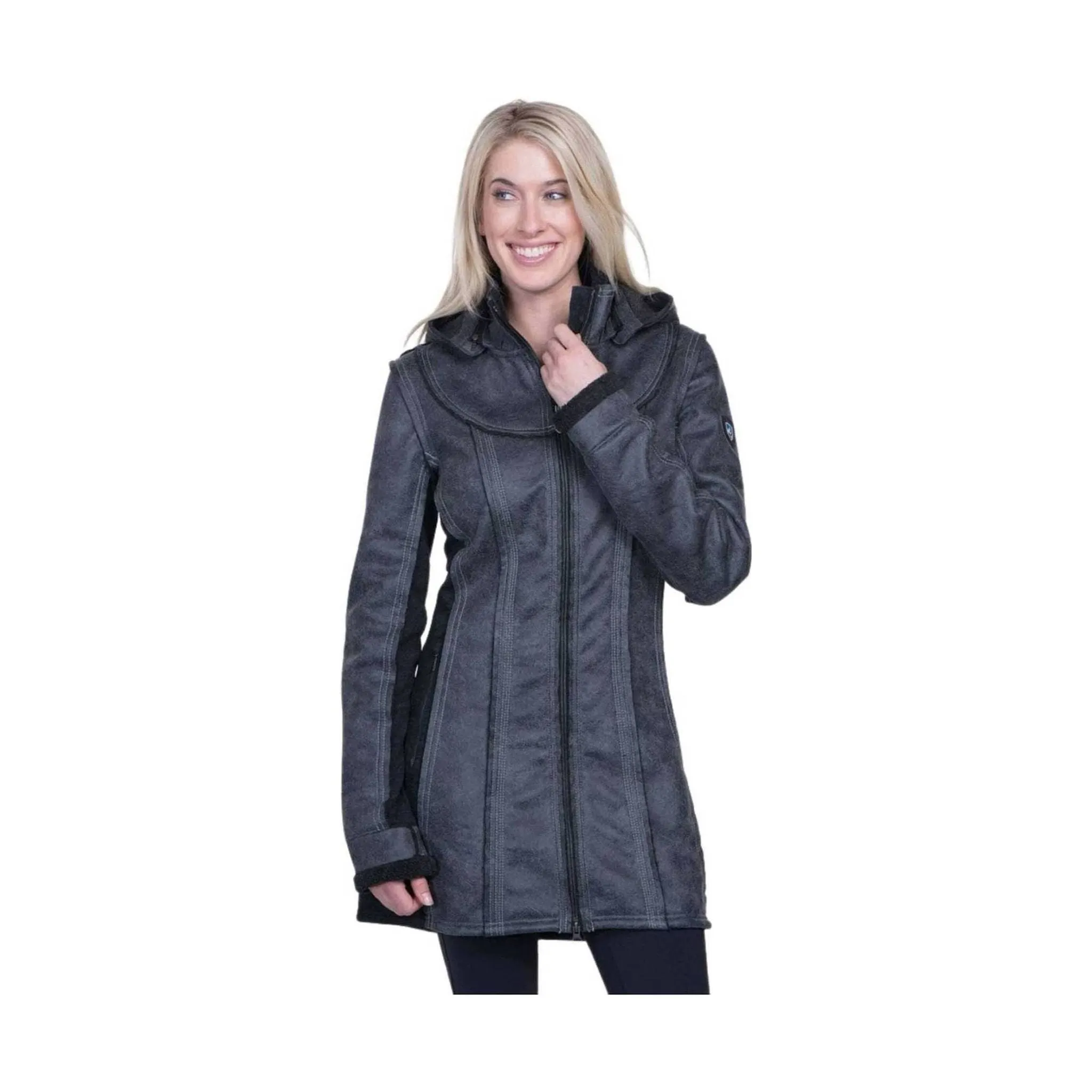 Kuhl Women's Dani Sherpa Trench - Raven