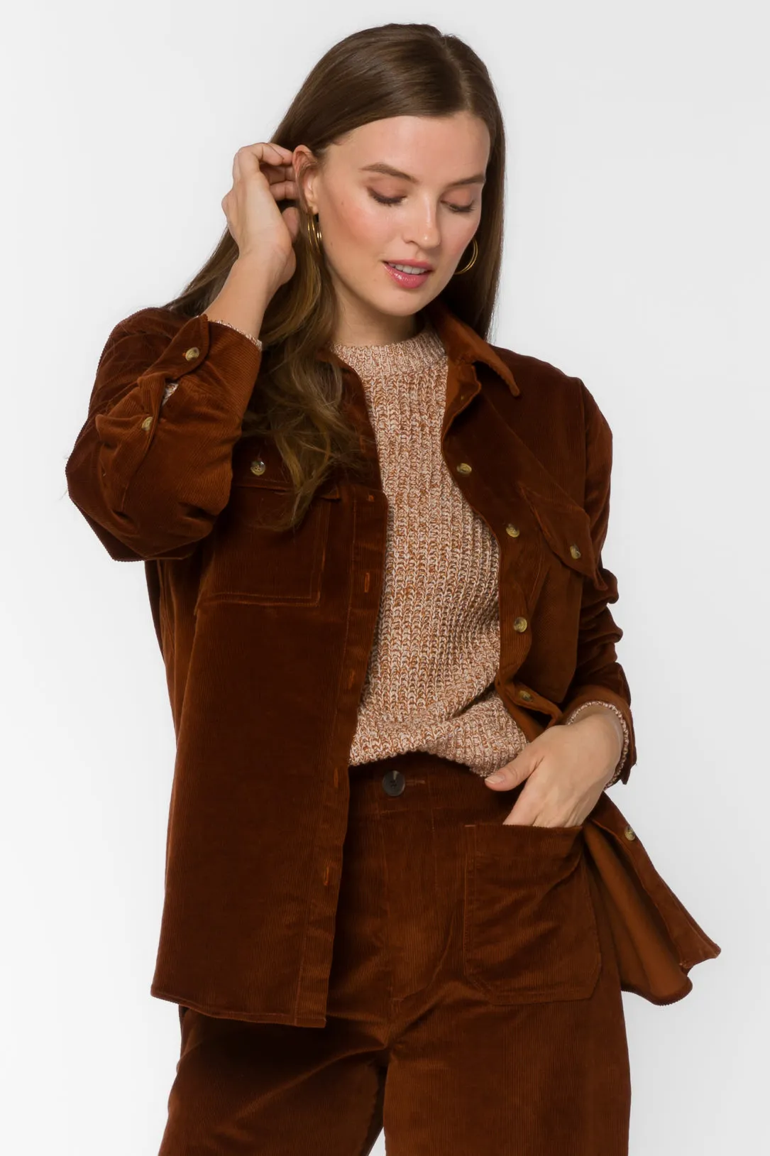 Magnolia Toffee Shacket