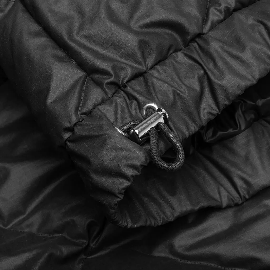 Melton x Padded Blouson - Black