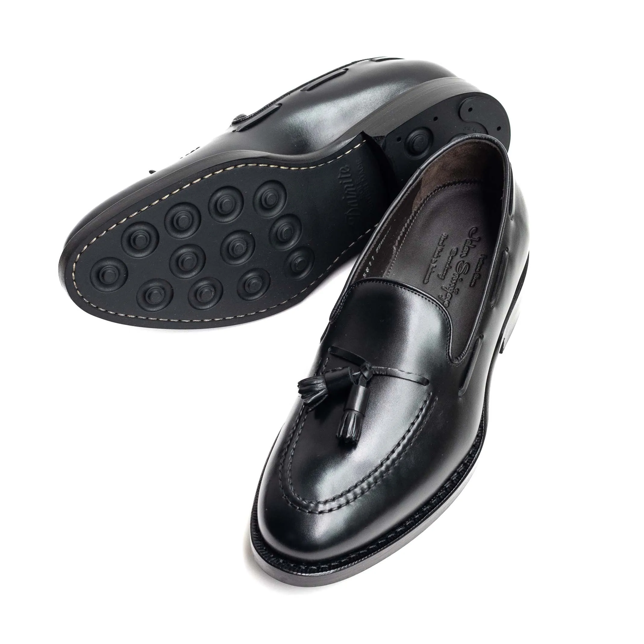 Sophisticated Mens Leather Tassel Loafers - Style 98811