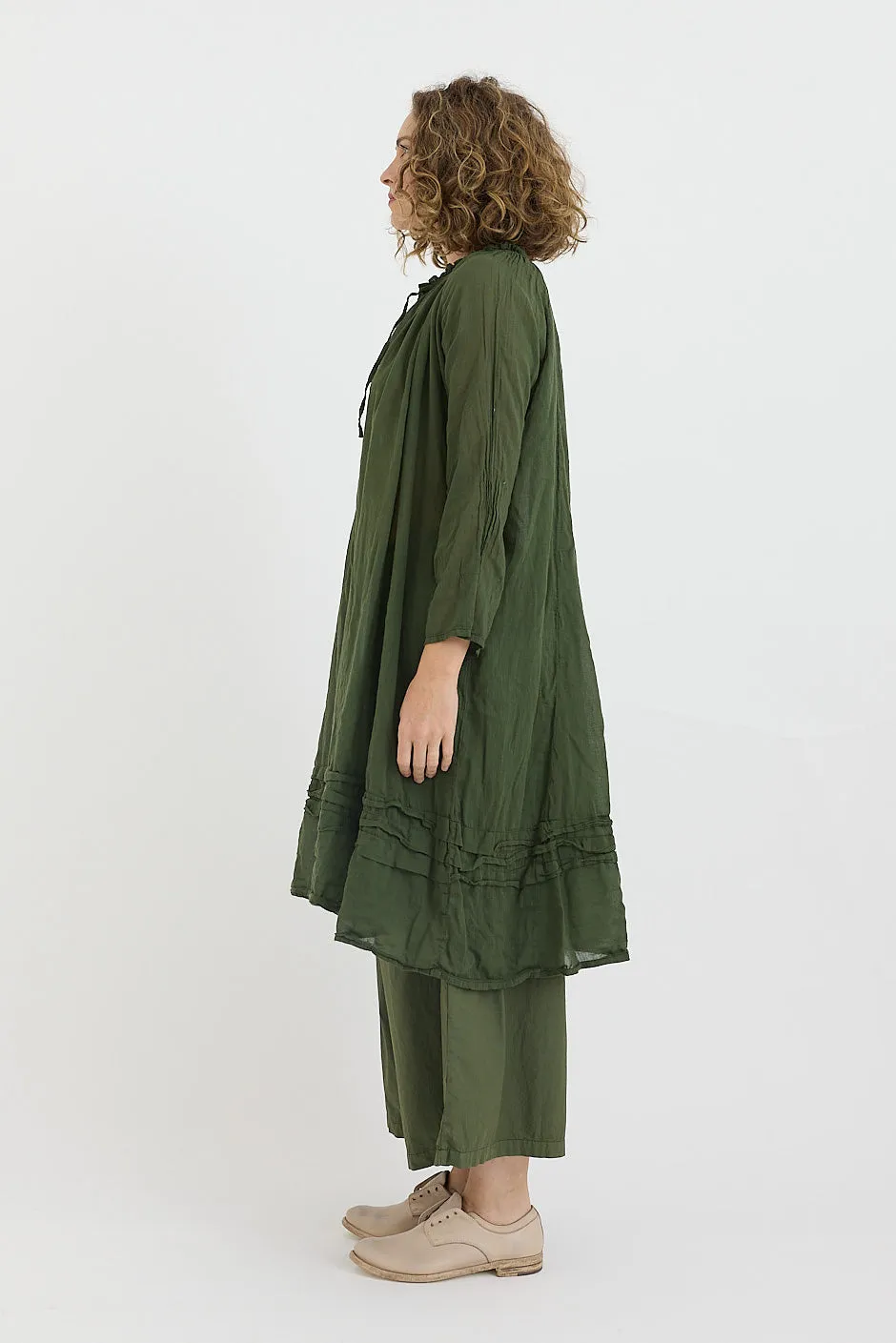 Metta - Tansy Raglan Sleeve Dress - Cotton Voile