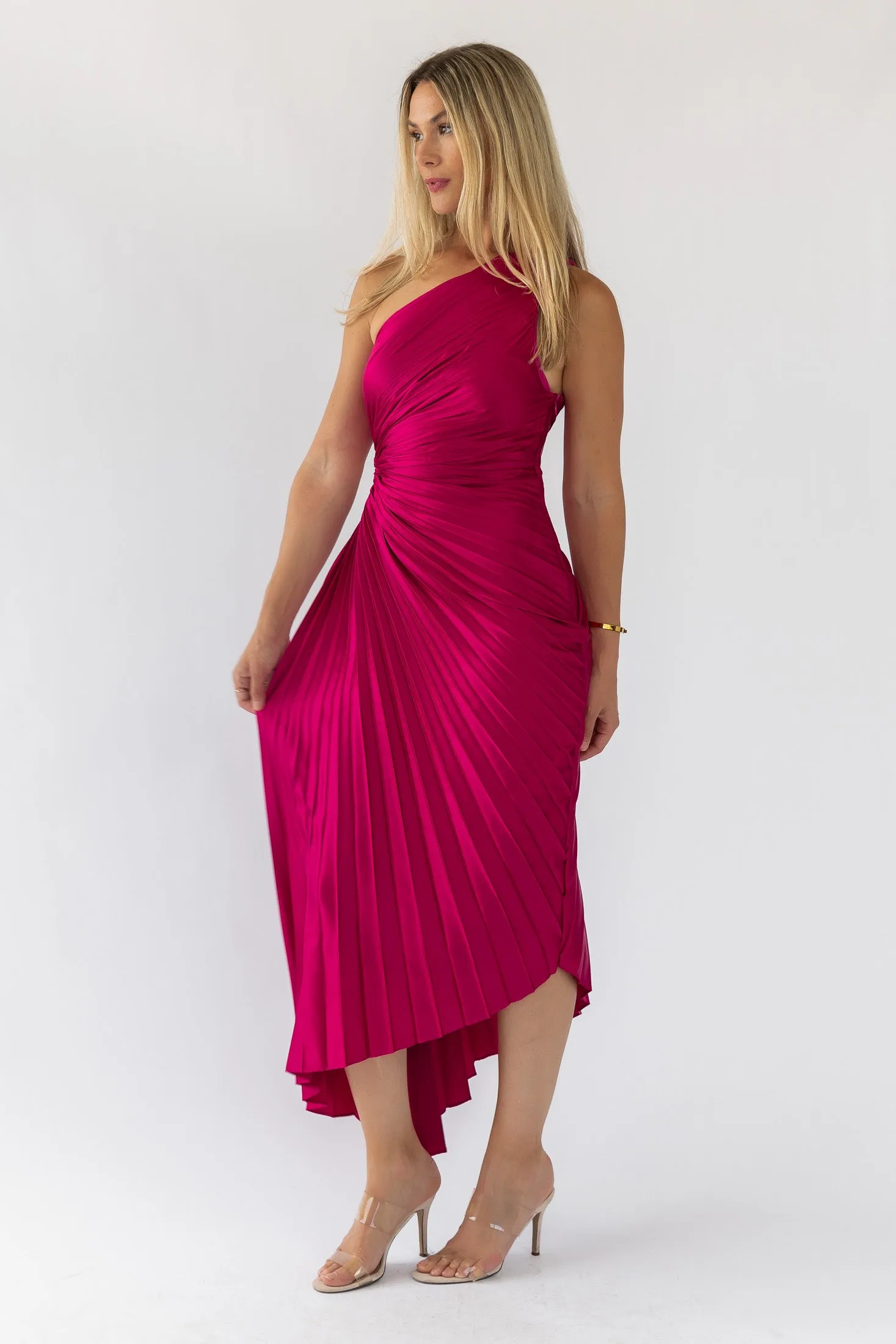 Monroe Magenta Maxi Dress