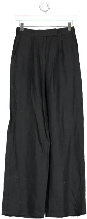 NA-KD Black Wide Leg Trousers W36