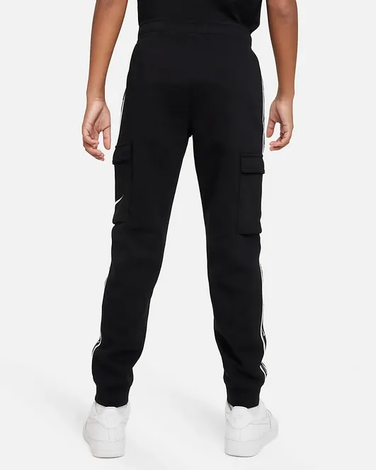 Nike Boys' sports trousers with pockets Sportswear Repeat FD0310-011 black