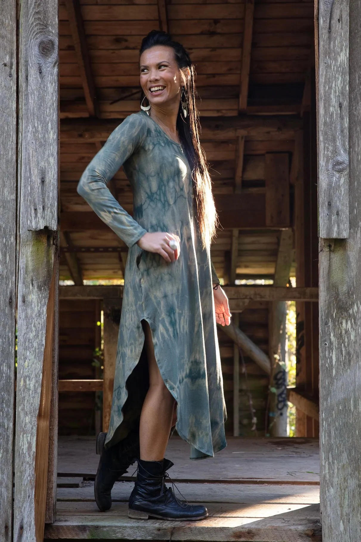 North Wind Dress - Shibori